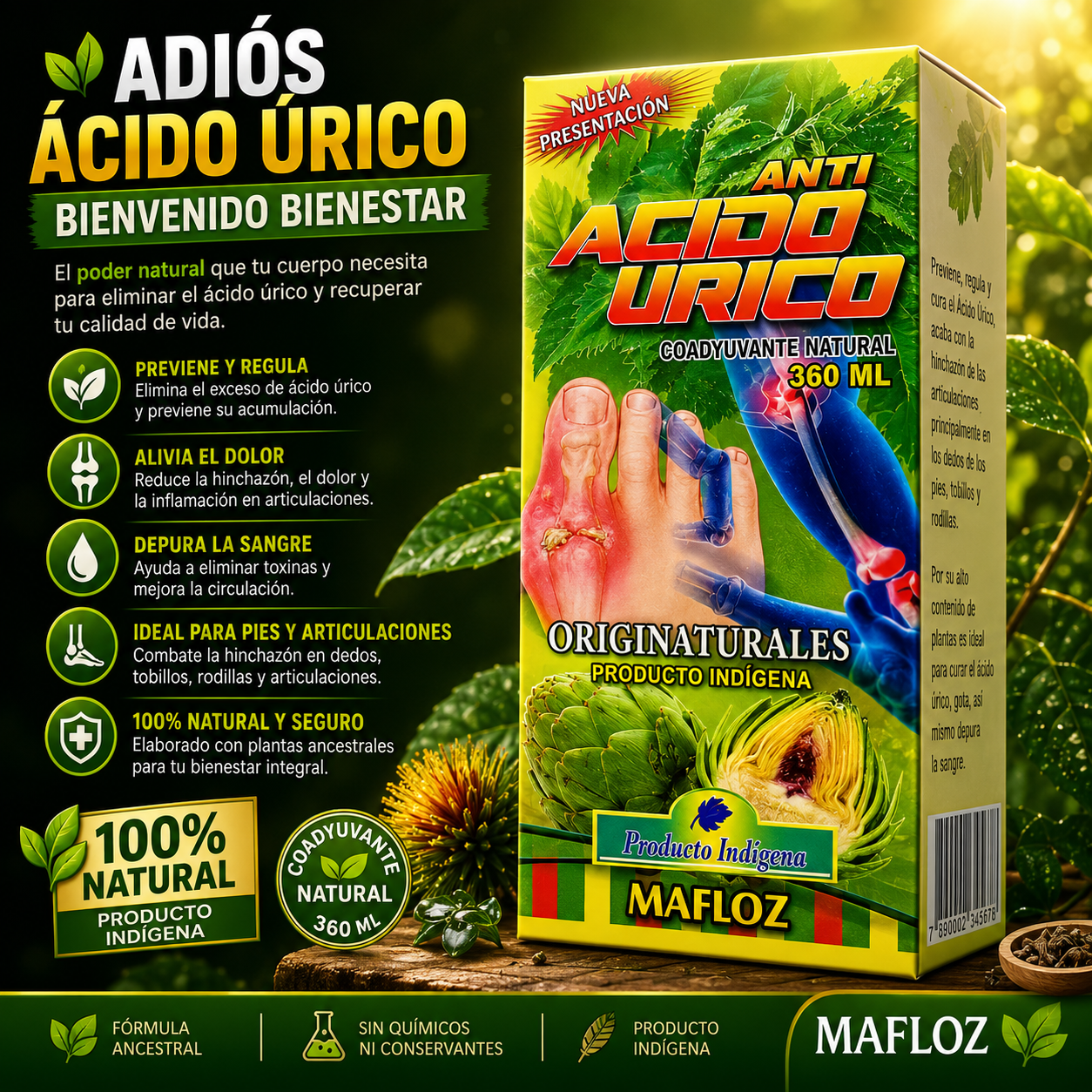 Anti Ácido Úrico Mafloz